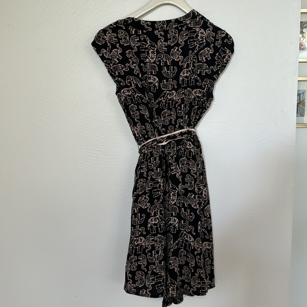 Anthropologie Maeve Noronha elephant printed mini dress animal print - Picture 8 of 10